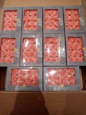7. Small Preserved Roses – 72-Unit Export Eight Box (EB)